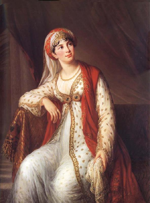 VIGEE-LEBRUN, Elisabeth Madame Grassini in the Role of Zaire Germany oil painting art